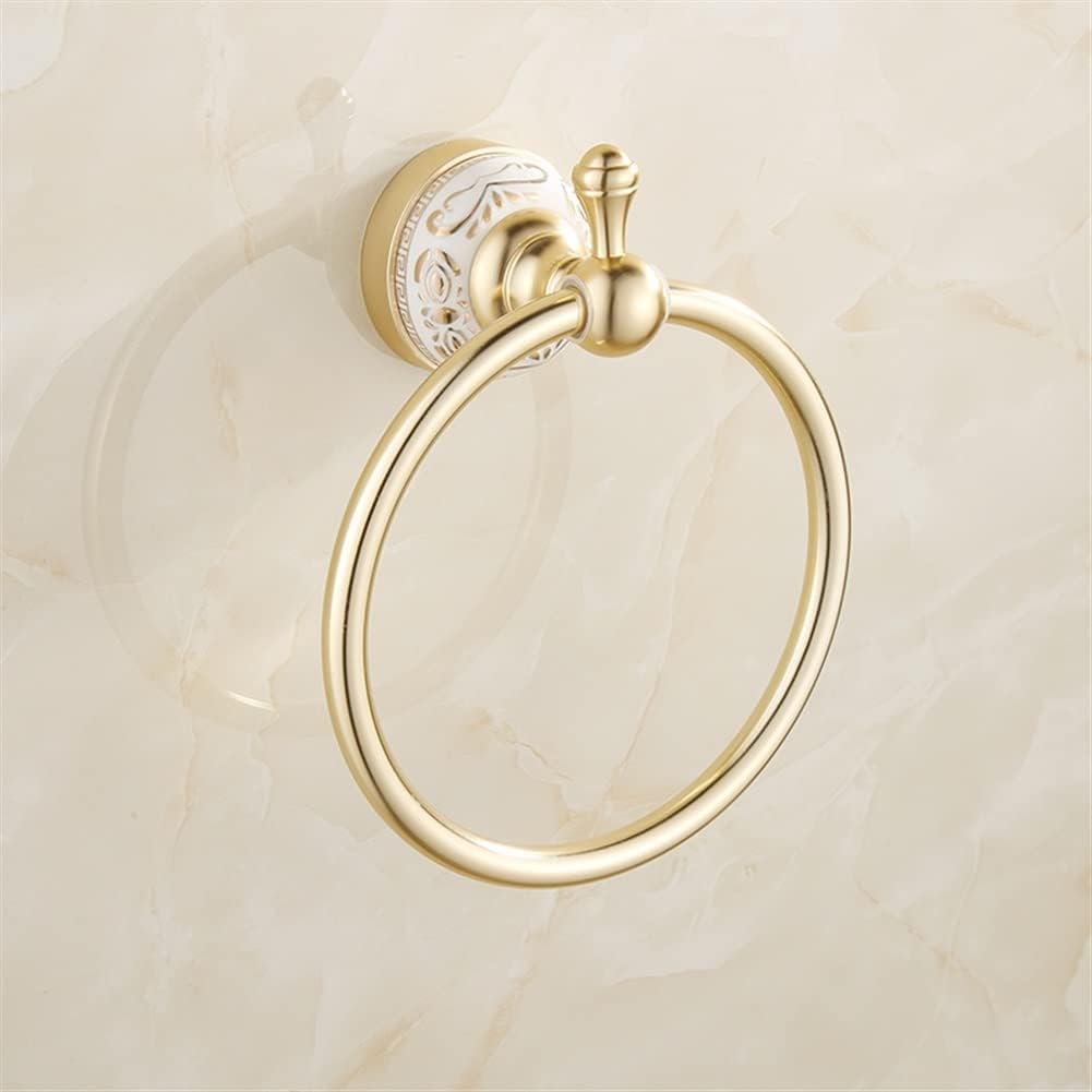 LSLYTQ Towel Rings, Luxury Gold Towel Ring Towel Holder, Bath Towel Bar, Bathroom Accessories, Home Decoration