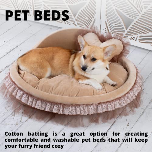 Cotton Batting For Quilting 40 X 40 Inch Quilting Batting For Upholstery Cotton Quilt Batting For Sewing #TOP7