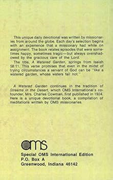 Paperback A Watered garden: Devotional Stories from Missionaries Book