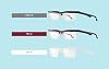 PRESBY Reading glasses that allow you to freely change the power Doo Life One Premium Bifocals Glasses wiping case with chain Blue light cut UV cut Frequency adjustment Frequency adjustment Glasses Glasses Stylish Men's Women's Wine Clear Black