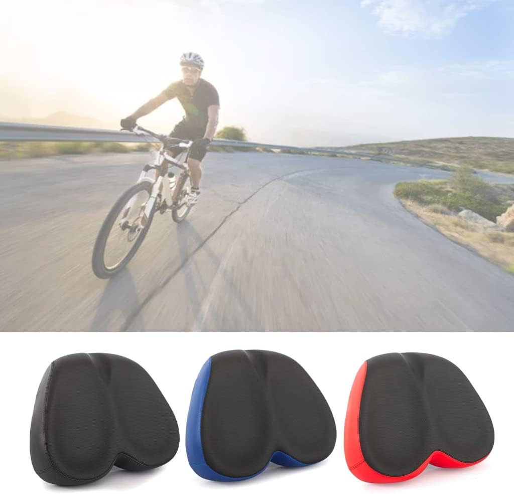Comfortable Bike Saddle Noseless Road Bike Seat Mountain Bicycles Seat Widened Cycling Cushion Pad for & Road