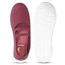 Hanna Women's Casual Knitted Sole Comfortable Grip Slip On Sneaker for Office (HeartPink-5) gallery image