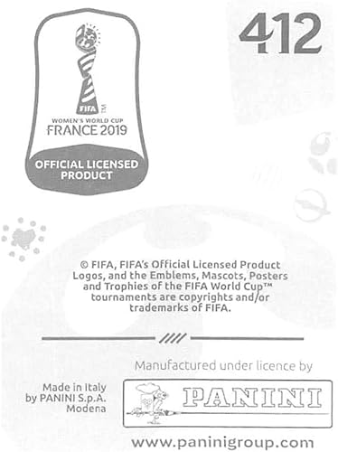 Miniatura 2 de 2019 Panini FIFA Women's World Cup France Album Stickers (Individual Sticker Only) Soccer #412 Emily Sonnett USA 2 Inch by 2 12 Inch Collectible