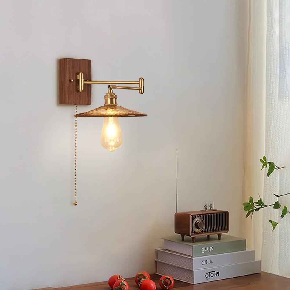Lampada da Parete a LED per Esterni con sensore di Movimento, Applique Quadrata in Alluminio Nero, Illuminazione lineare 3000K/4500K/6000K per Camera da Letto, Soggiorno, Bagno,
