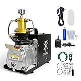 TUXING 300Bar/4500Psi Pcp Compresor, Compresor de aire eléctrico de alta presión, Estación de llenado PCP Paintball para extinción de incendios y buceo, pruebas de presión y fugas (30Mpa) 220V