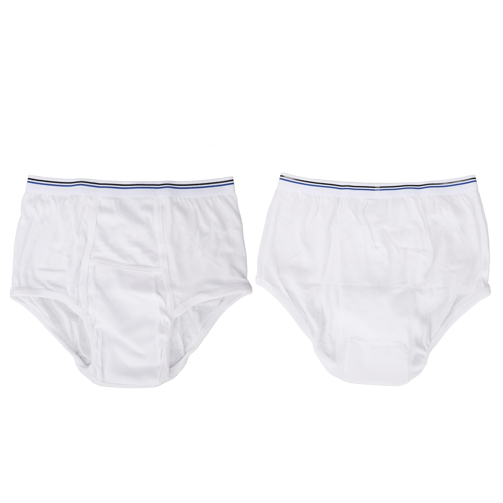 Jiawu Slip per Incontinenza Uomo, Assorbente Anteriore in Cotone, Intimo Lavabile per la Notte, per Protezione Dalle Perdite della Vescica, Slip Riutilizzabili e Traspiranti per Uomo