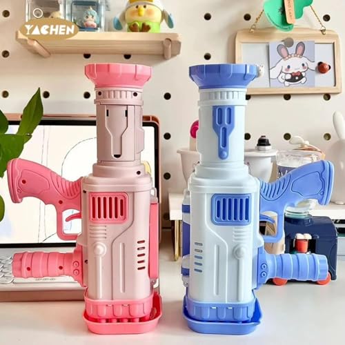 GHAZAL Bubble Machine Gun Automatic Bubble Blaster Educational Toy 7-12 Years 28x7.8x16.2cm
