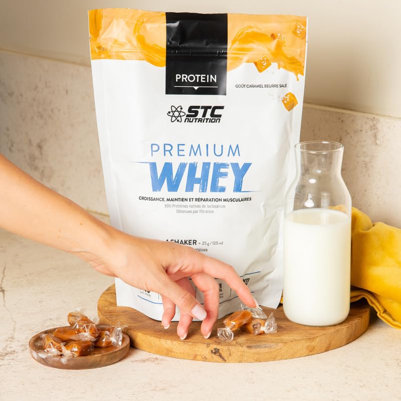 STC Nutrition Premium Whey croissance récupération musculaire caramel