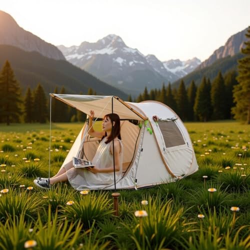 Carpa pop up para playa, refugio portátil impermeable miniatura 3