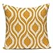Cuscino in stile nordico con motivo geometrico giallo stampato, decorazione creativa per divano, auto