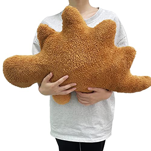 Image of Isaacalyx Dino Nugget Pillow, 24 inch Large Soft Dinosaur Nuggets Pillow for Birthday Gifts, Dinosaur Theme Party Decorations (Stegosaurus,Large)