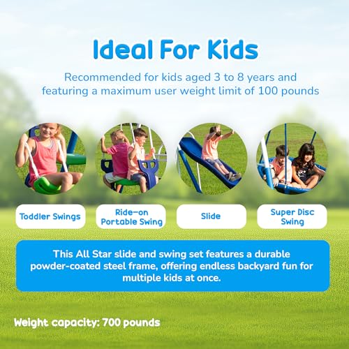 Xdp Recreation 76208 All Star Outdoor Kids Swing Set thumb #2