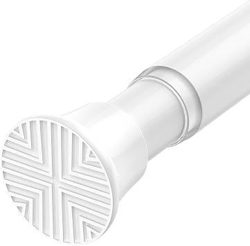 Tension Rods for Windows 30-63Inch Tension Curtain Rod White