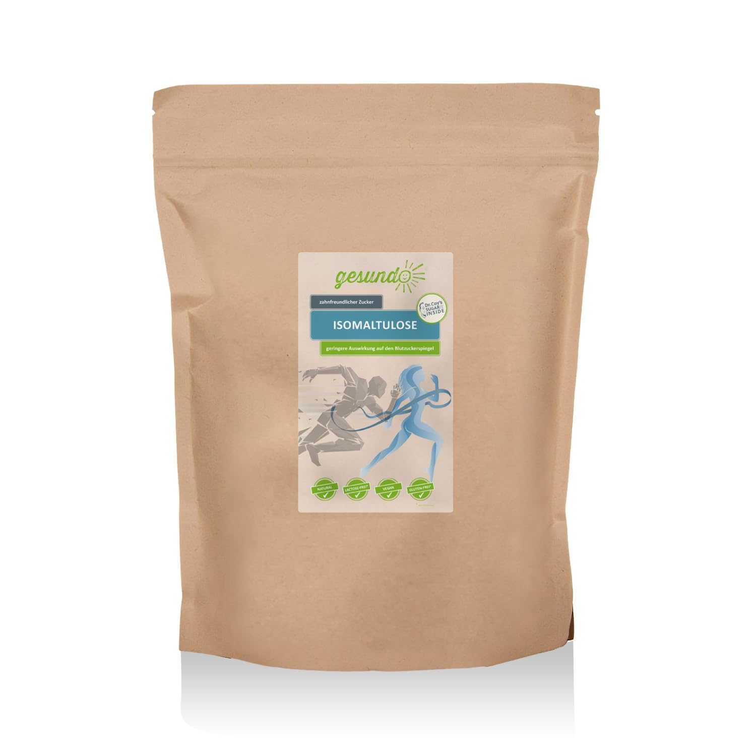 gesundo Isomaltulose Palatinose - Zuckerersatz - 2.5kg Beutel