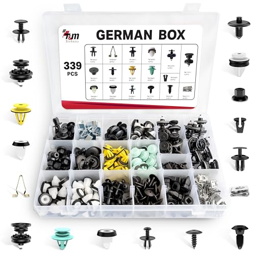 T&M Technics® Juego Completo de Clips de Sujeción de Plástico par...