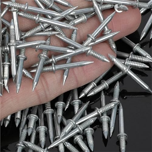 Clavos de doble cabeza para zócalo, sin costura, paquete de 300 piezas, resistentes al óxido y sin marcas miniatura 5
