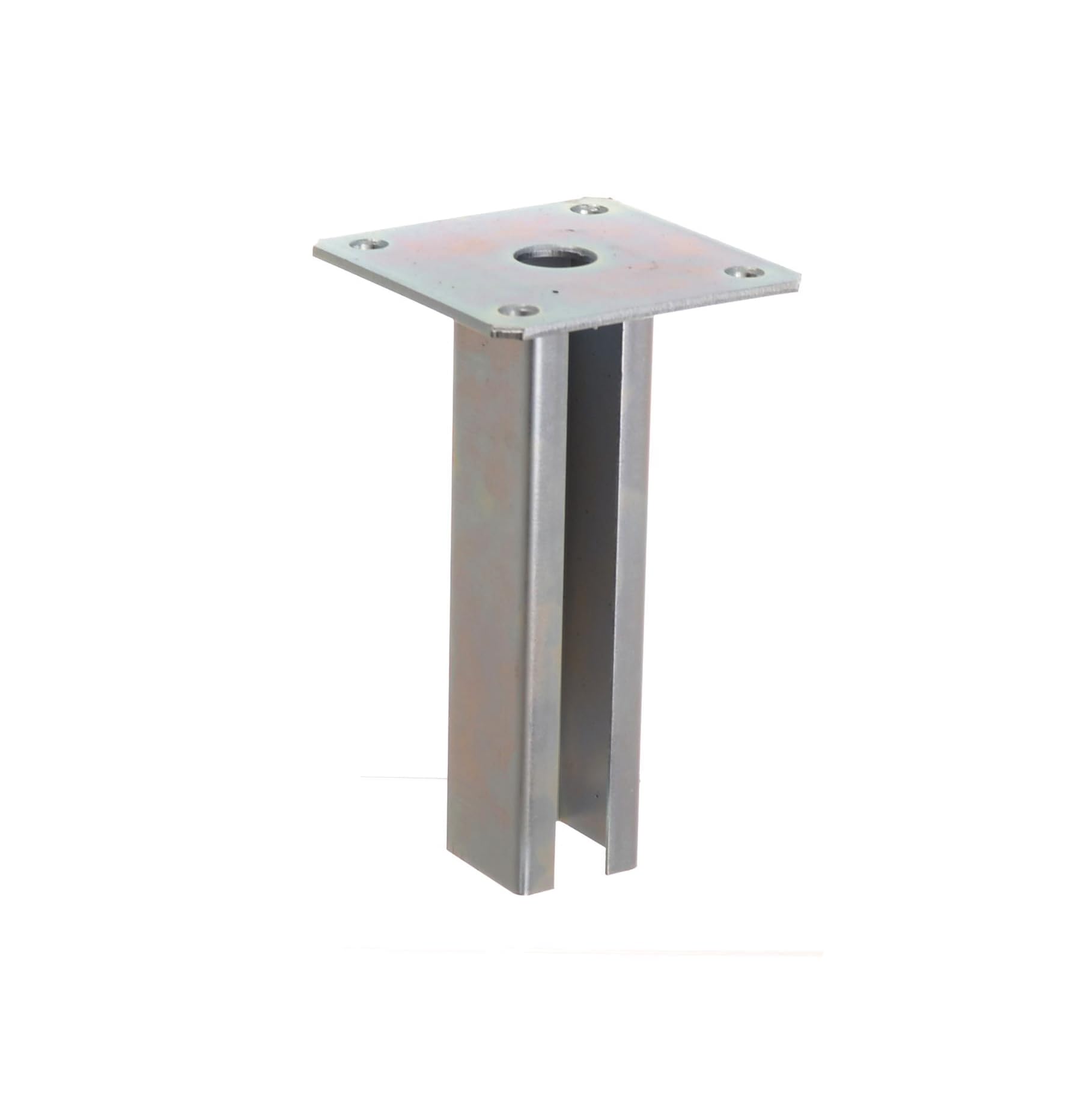 Bodenplatte Für Bauzaun Aus Feuerverzinktem Stahl - Stabil & Ohne Stolperkanten