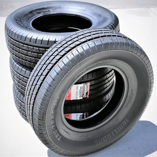 Set of 4 (FOUR) Armstrong Tru-Trac HT All-Season Highway Light Truck Radial Tires-LT275/70R18 275/70/18 275/70-18 125/122S Load Range E LRE 10-Ply BSW Black Side Wall
