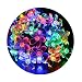 Fullbell Flower String Lights, Sakura Lights, Indoor/Outdoor Decorative String Lights, Fairy Twinkle Wire Lights with 8 Flash Changing Modes for Christmas/Patio/Garden/Party (33ft 100LED Multi-Color)