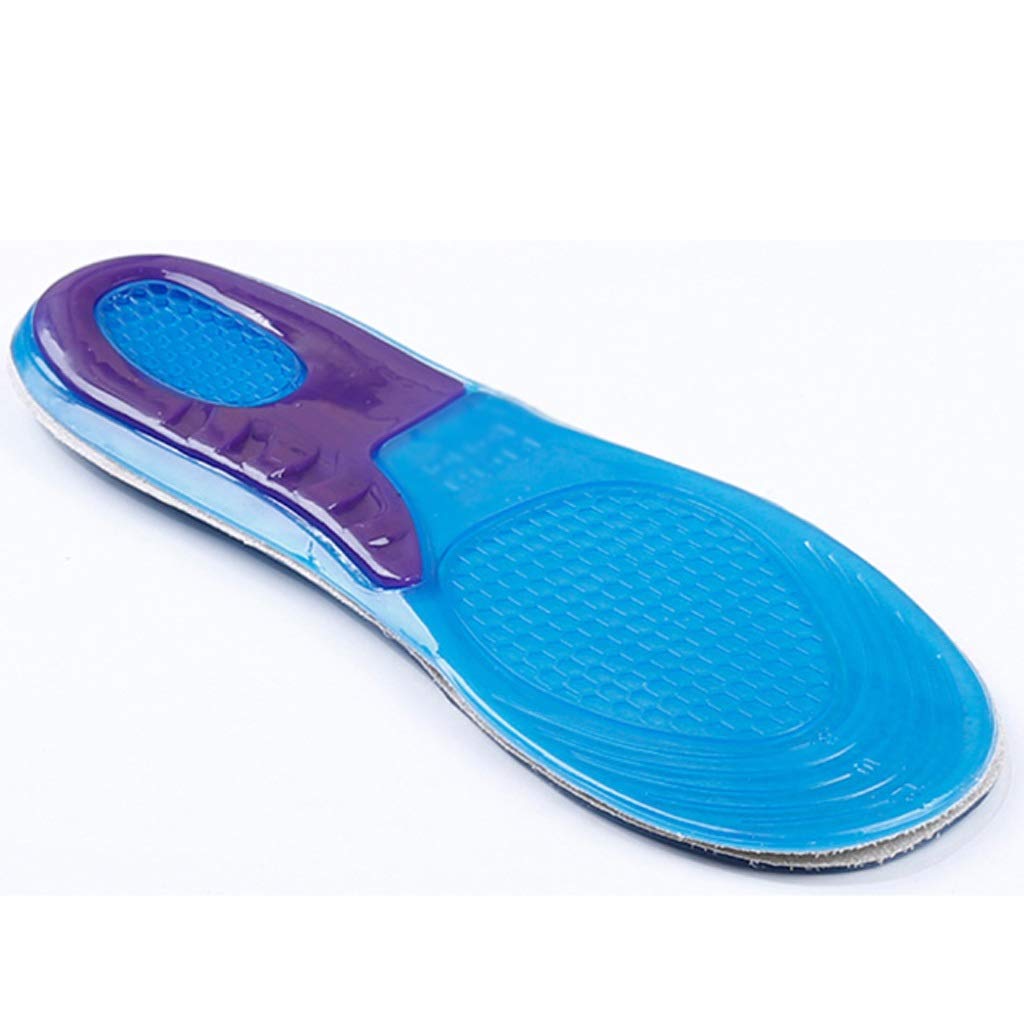 EDDGE 1 par de Plantillas ortopédicas for Zapatos Deportivos Suaves de Gel Antideslizante de Silicona for Masaje con Soporte de Arco, Plantilla Unisex (Size : 33-37)