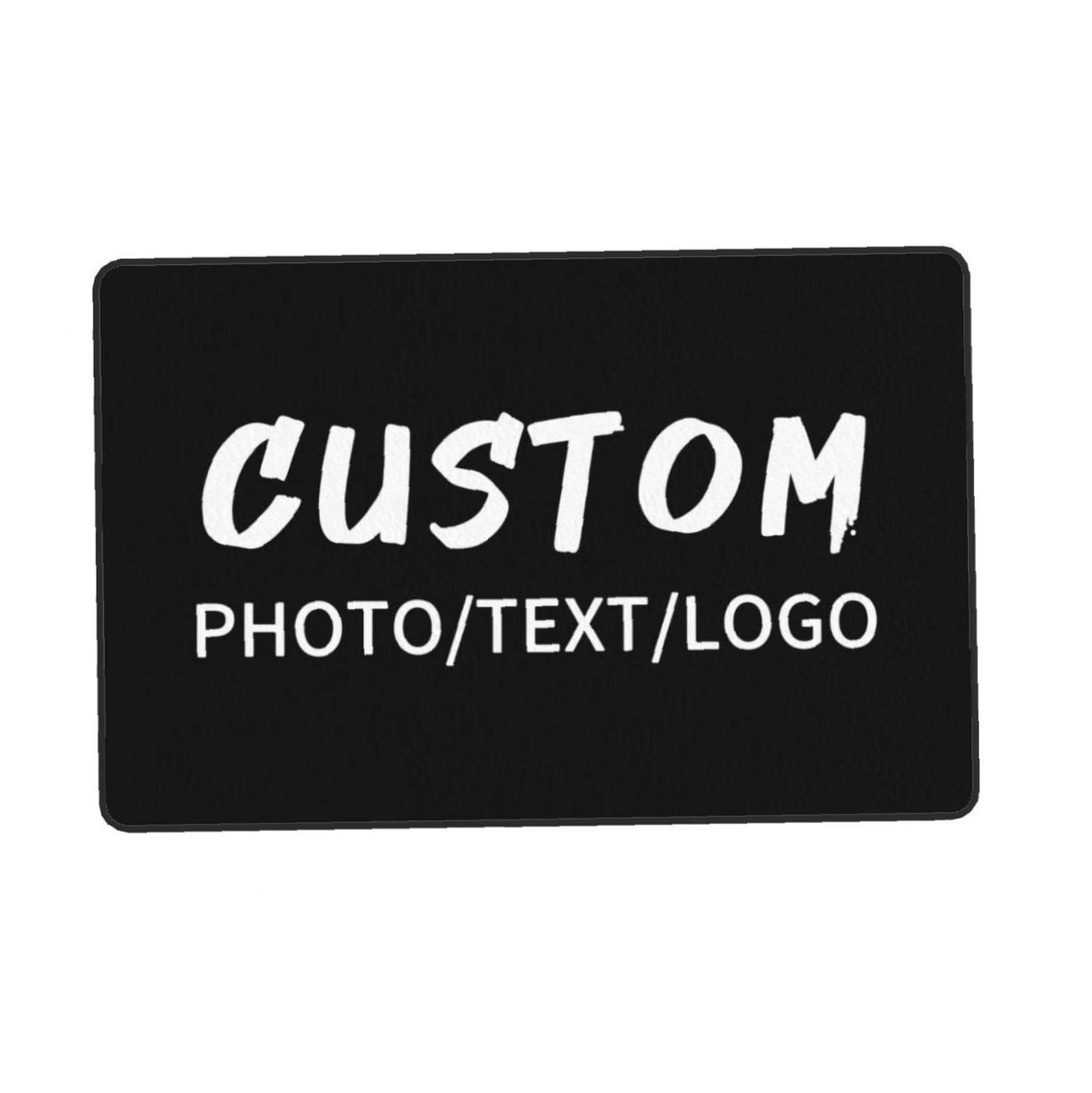 Tapis personnalisé avec Image Photo et Logo - Tapis personnalisé antidérapant Lavable - pour Maison, Bureau, Chambre à Coucher, Salon, intérieur et extérieur - 150 x 100 cm