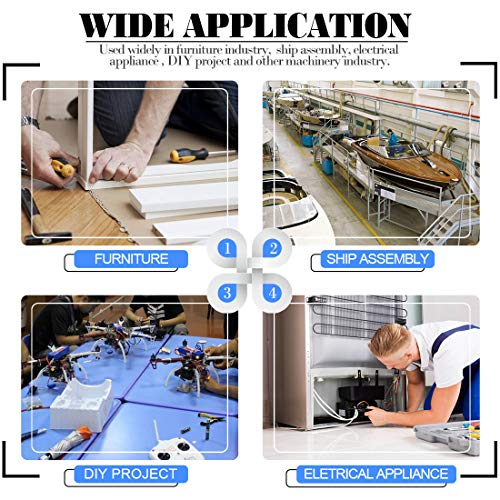 Glarks G-809 450Pcs M3/M4/M5/M6/M8 Allen Head Socket Set Screw, 12.9 Class Black Alloy Steel Internal Hex Drive Grub Screw Assortment Kit thumb #5