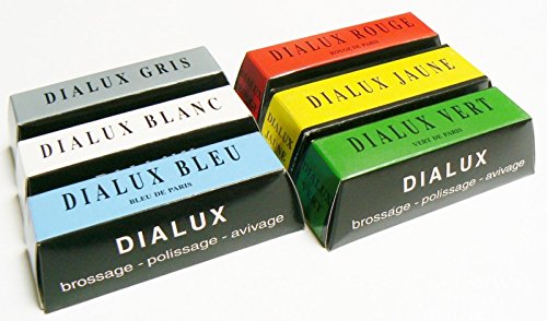 Dialux Jewelry Polishing 6 Bars Jewelers Rouge Polish Jewelry And Metals #TOP2