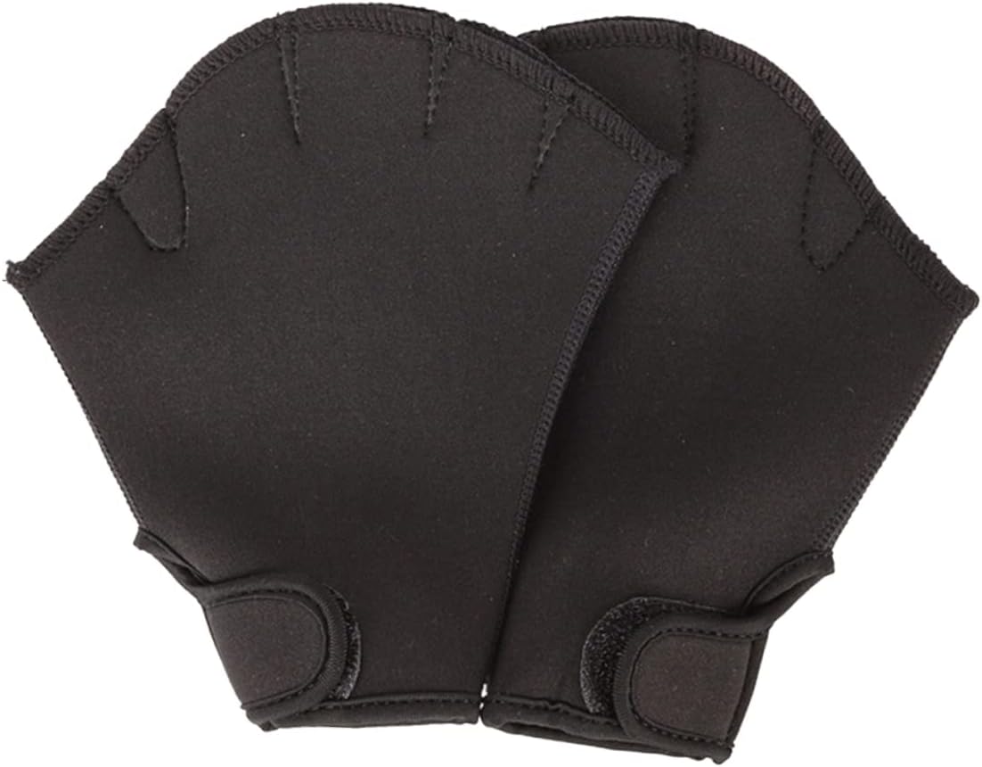 Webbed Swimming Gloves Strap Breathable Soft Material Water Resistance Training for Aquatic Fitness Diving and Swim Enhancer
