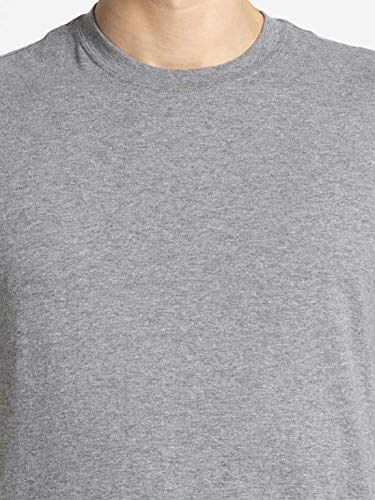 Image of Jockey Men Cotton Solid Regular Fit Round Neck Half Sleeved T-Shirt