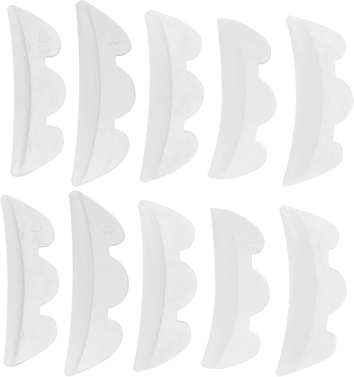 FRCOLOR 40pairs Eyelash Lifting Perming Pads Lash Lift Pads Rods Silicone Eye Lash Lift Supplies
