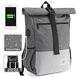 ▶ 【Produktspezifikationen】◀: Leichtes und haltbares Oxford-Material, großformatiger Rucksack ist nicht leicht zu reißen und kratzfest, pflegeleichtes Polyester, gute Wasserbeständigkeit, Gewicht: 820 g, Farbe: Grün, Größe: Rolle: 33 * 14 * 45 cm / 12.99 * 5,51 * 17,7 Zoll; Abgerollt: 33 * 14* 61 cm /12,99 * 5,51 * 24,01 Zoll.