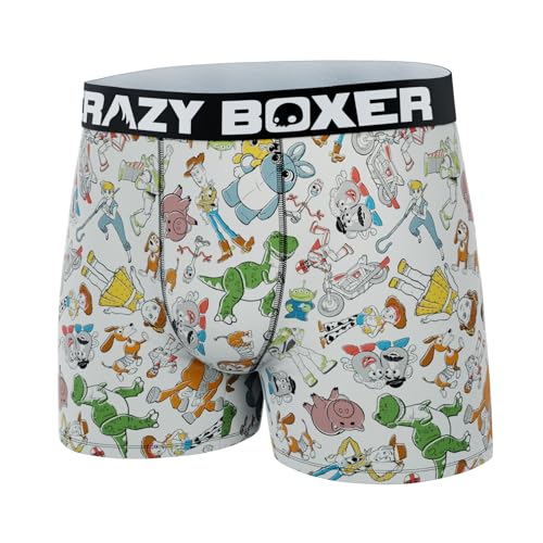 CRAZYBOXER Men's Underwear Toy Story Soft Lightweight Boxer Brief Stretch4