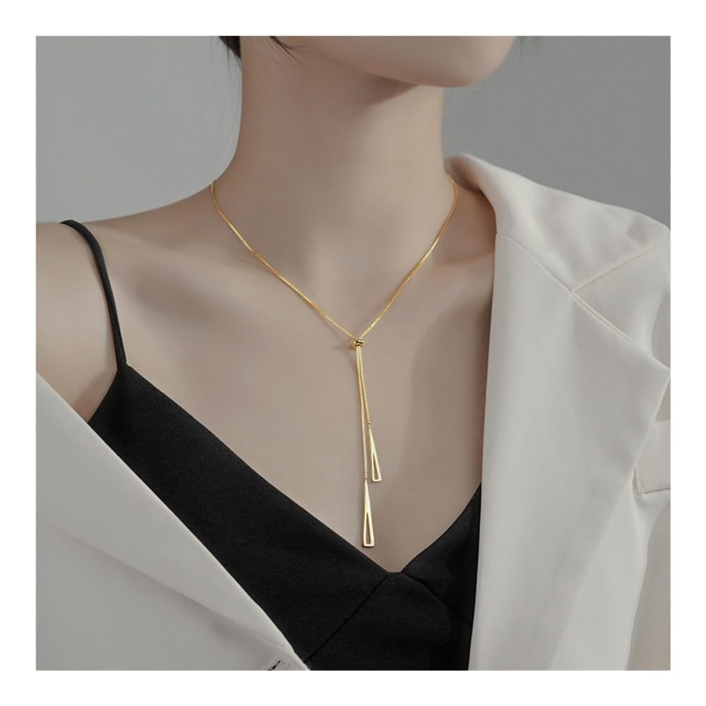 Collier à pampilles triangulaires, le cadeau tendance femme