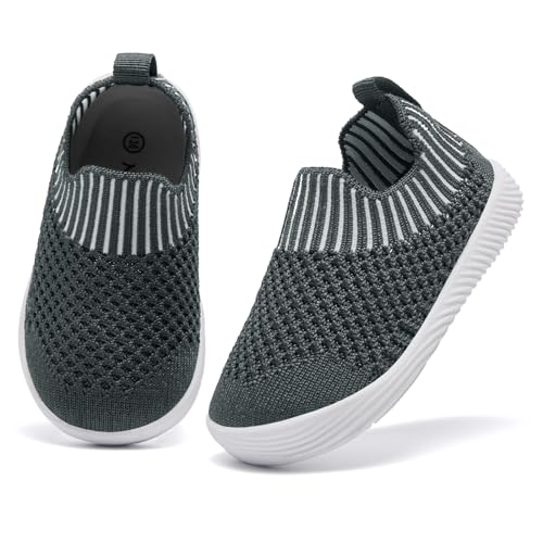 Image of MORENDL Baby Toddler Walking Socks Non-Slip Breathable Unisex Casual Sneakers