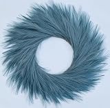 27'' Artificial Pampas Grass Wreath, UV Resistant...