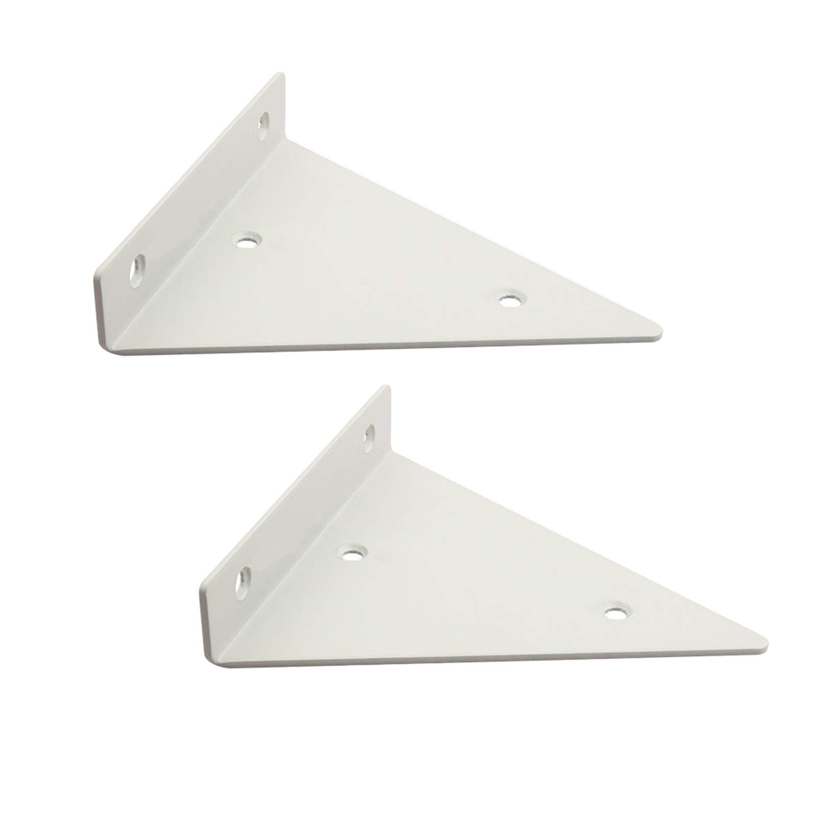 Supports d'étagère triangulaires cachés pour fixer une tablette en bois sans fixation apparente