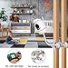 15.7 inches Baby Monitor Mount Compatible with HelloBaby HB65/HB6550/HB6550 pro/HB66/HB248,ANMEATE SM935E Baby Monitor Camera Flexible Clip Clamp Mount Long Gooseneck Arm