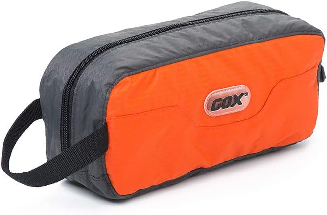 GOX Travel Toiletry Bag,Dopp Kit Case,Ultra-Light Cosmetics Bag Makeup Organizer (Orange, 9.8 * 4.3 * 3.3 Inches)