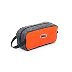 GOX Travel Toiletry Bag,Dopp Kit Case,Ultra-Light Cosmetics Bag Makeup Organizer(Orange)