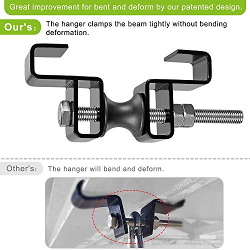 image for SELEWARE Boxing Punching Bag Hanger, Heavy Duty Steel I-Beam Holder, H