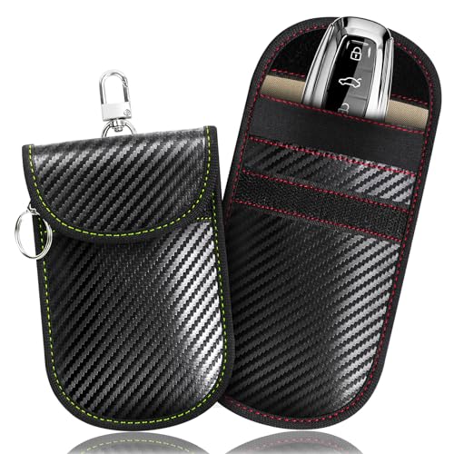 Rivemon Faraday Key Fob Protector Bags (2-Pack), Medium Size 3.5
