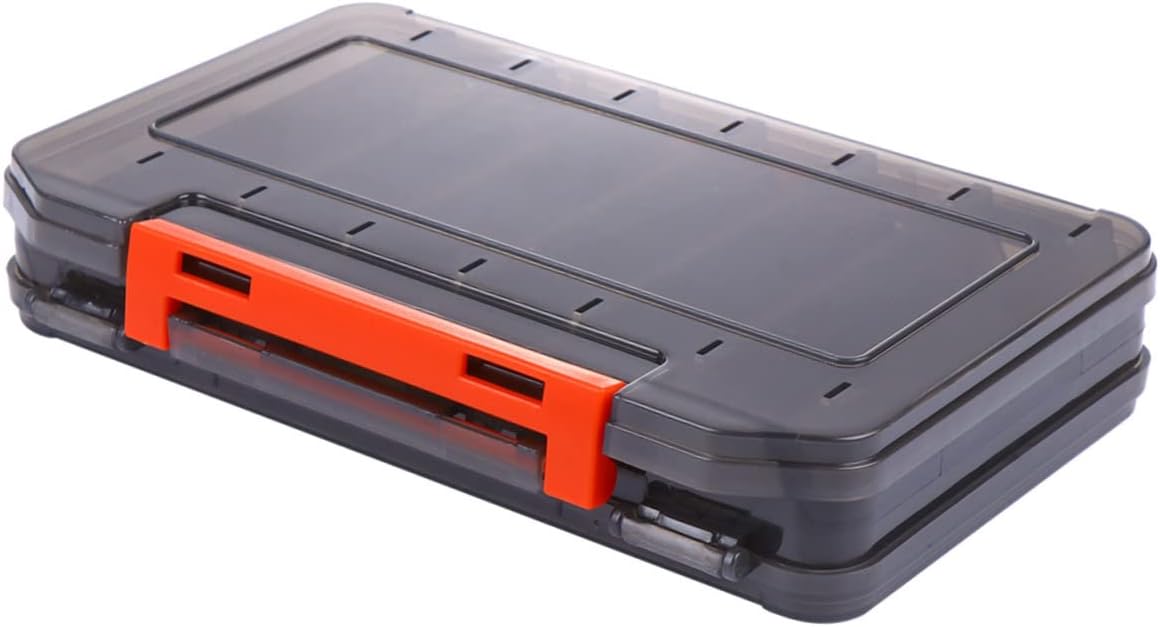 1Pc Thickened Fishing with Double Sided Translucent Bait Storage Case Durable Material for Fishing Enthusiasts Buckle Color Black Random Color