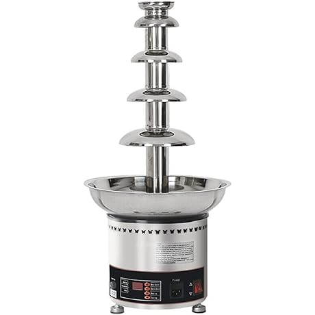 Gourmet Chocolate Heaven with the 5-Tier Electric Chocolate Fountain