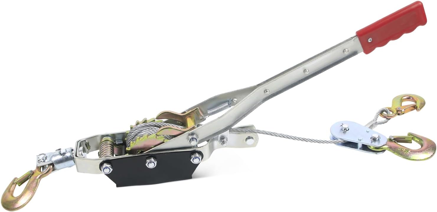 2T Heavy Duty Come Along Winch, Ratchet Chain Come Along Tool | XHPsibeide