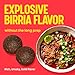 Birria Bomb Balls - Authentic Mexican Spice Birria Mix for a Rich, Smoky, Bold Flavor Experience - 2 Birria Bombs Per Pack - Cooks up to 9 lbs (4 kg) Meat - Just Add Water And Meat of Your Choice