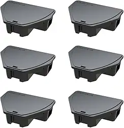 Armadilha para Ratos Ratazanas Camundongos Porta Isca Mult Control Up 6 Unidades
