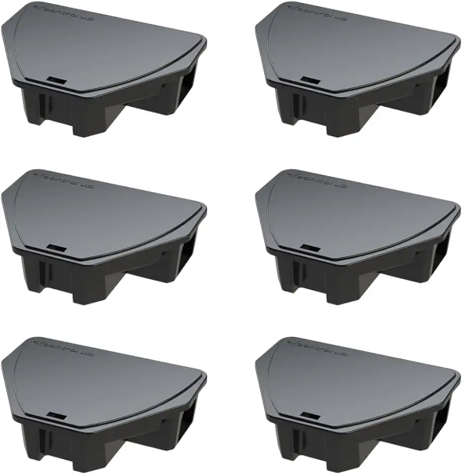 Armadilha para Ratos Ratazanas Camundongos Porta Isca Mult Control Up 6 Unidades