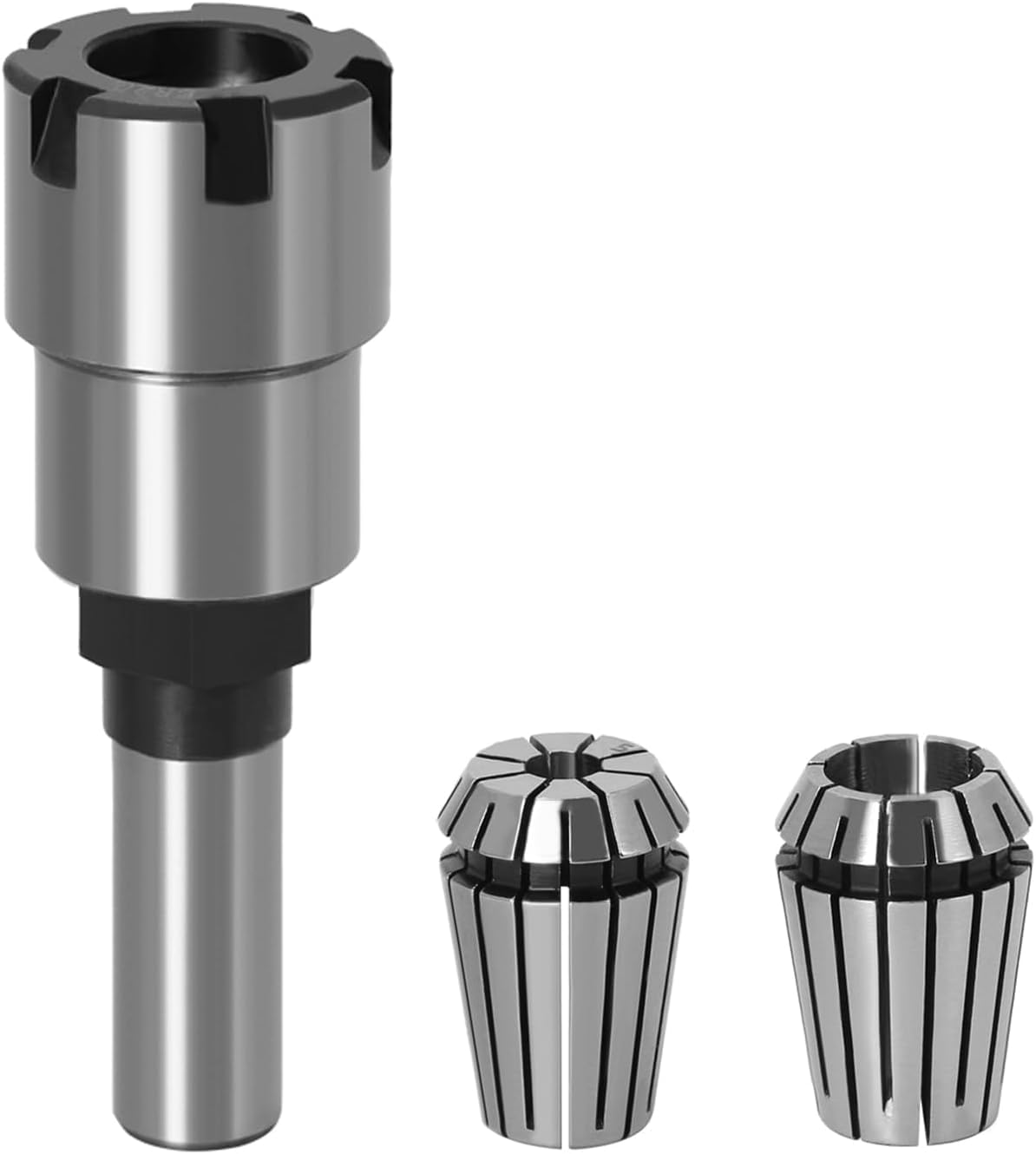 Mesee 1/2'' Shank Router Collet Extension Chuck Adapter with 1/4'' & 1/