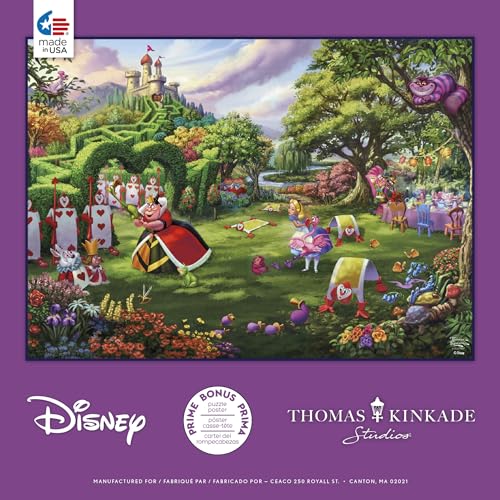 Ceaco - Thomas Kinkade - Disney - Queen of Hearts - 1000 Piece Jigsaw Puzzle by CEACO - Image 6