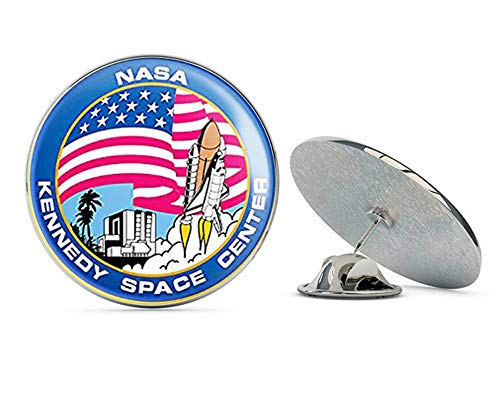 Round Kennedy Space Center Logo (NASA Seal fl Florida) Metal 0.75